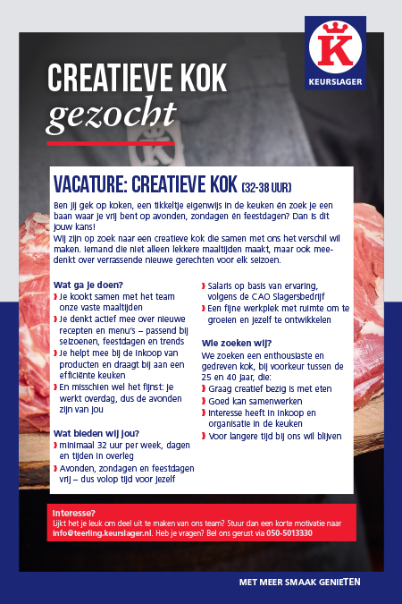 Kok vacature
